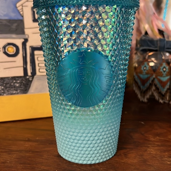 Starbucks Aqua Diamond Tumbler with Straw - Picture 5 of 5